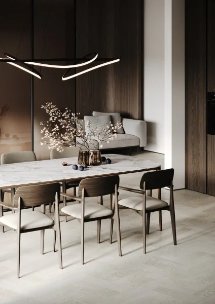 Паркетная доска Quartz Parquet Штучный паркет Дуб Скандинавский 44-1258-57 в Новосибирске