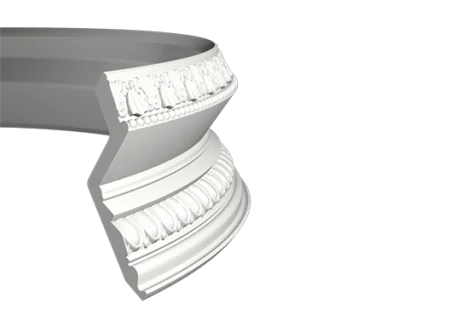 Карниз Европласт 1.50.137 гибкий 2,0 м в Новосибирске