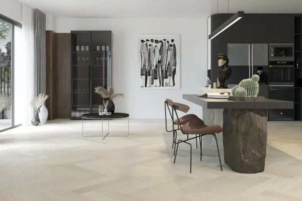 Паркетная доска Quartz Parquet Английская Ёлка Дуб Песочный 33-408 в Новосибирске