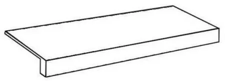 Керамогранит Italon Метрополис Графит Дарк Ступень Фронт 33х160 (Натур) в Новосибирске