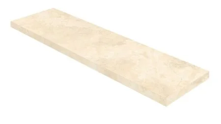 Керамогранит Coliseum Аурелия Уайт Ступень угловая правая (Натуральный, 33х120) в Новосибирске