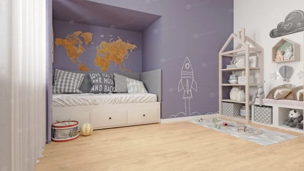 Каменно-полимерная плитка Alpine Floor Classic Дуб Ваниль Селект ECO 106-3, 4мм 43 класс в Новосибирске