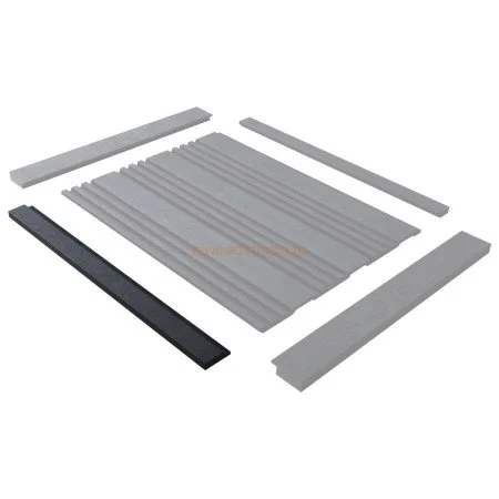 Финишный молдинг LF124A BK114K правый декорированный (42х12х2700мм) в Новосибирске