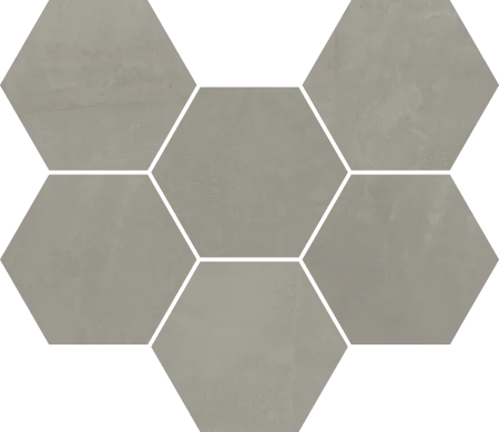 Керамогранит Italon Континуум Айрон Мозаика Гексагон (Натуральная 25х29) в Новосибирске