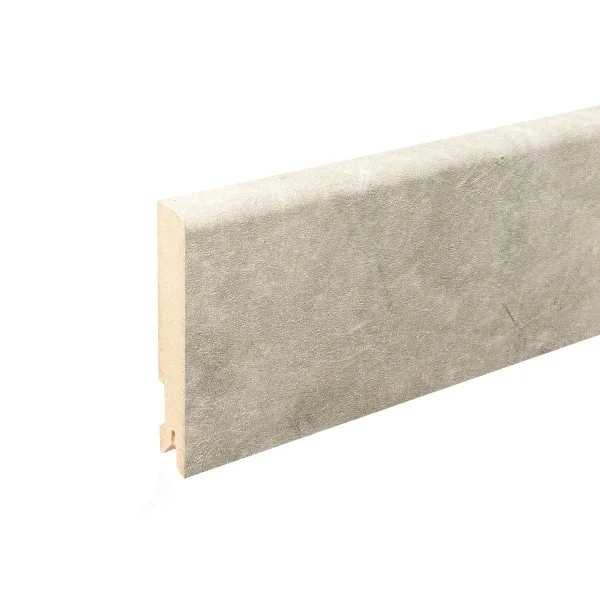 Плинтус MDF Bonkeel 24066 Бетон Лофт Светлый (80х16х2400 мм) в Новосибирске