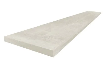 Керамогранит Coliseum Экспо Уайт Ступень угловая левая (Натуральный, 33х60) в Новосибирске