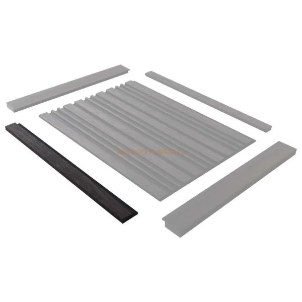 Финишный молдинг LF124A BR395K правый декорированный (42х12х2700мм) в Новосибирске