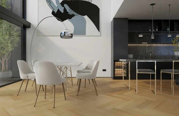 Паркетная доска Quartz Parquet Английская Ёлка Дуб Тоскана 33-407 в Новосибирске