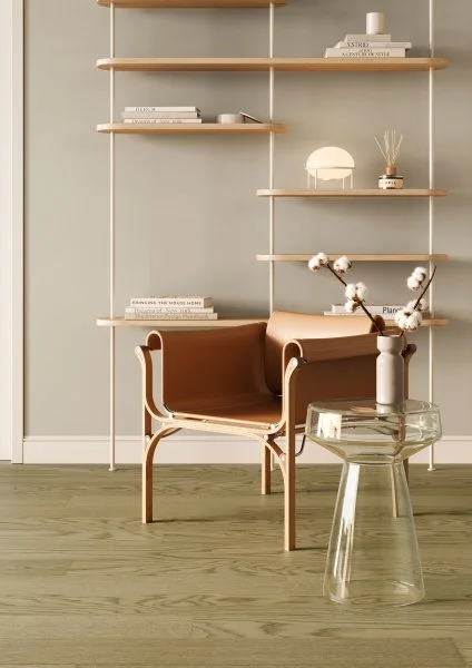 Паркетная доска Quartz Parquet Классик 5 мм Дуб Флэт Уайт 1258-55 в Новосибирске