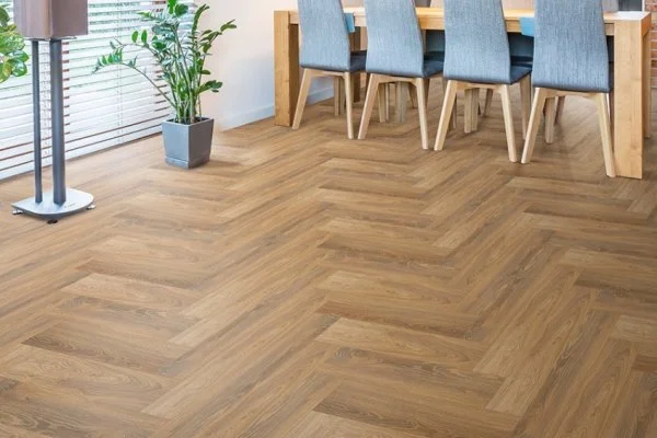 Виниловый пол Floor Factor Herringbone Tobacco Brown Oak в Новосибирске