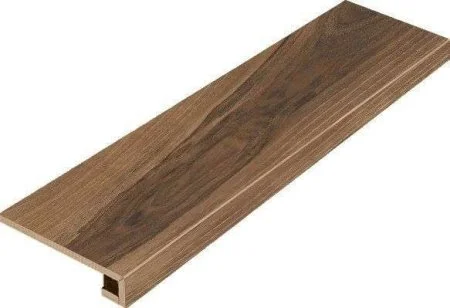 Керамогранит Italon Мезон Волнат ступень угловая правая 330*1200 в Новосибирске