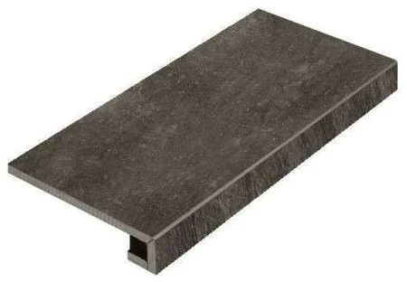 Керамогранит Italon Клаймб Графит ступень угловая правая 33х60 в Новосибирске