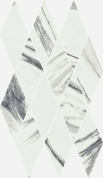 Керамогранит Italon Шарм Делюкс Статуарио Фантастико 28х48 мозаика Даймонд (Люкс) в Новосибирске