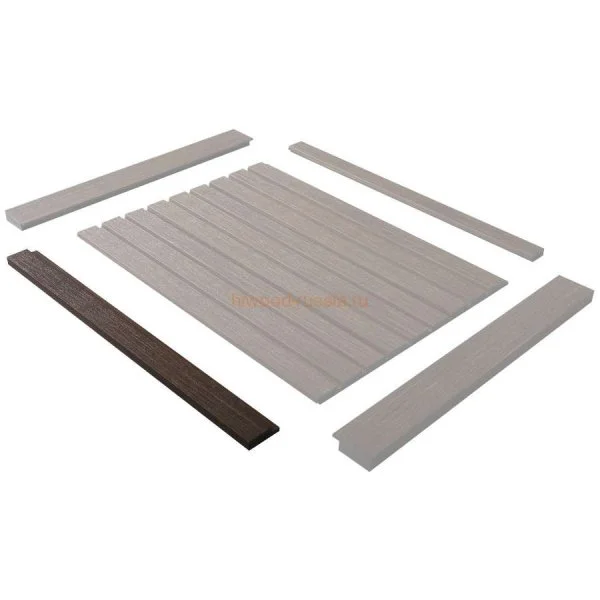 Финишный молдинг LF124A BR396 правый декорированный (42х12х2700мм) в Новосибирске