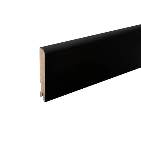 Плинтус MDF Bonkeel 24032 Чёрный Софт (100х16х2400 мм) в Новосибирске