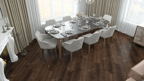 Каменно-полимерная плитка Alpine Floor Real Wood Дуб Мокка ECO 2-2, 6 мм 43 класс в Новосибирске