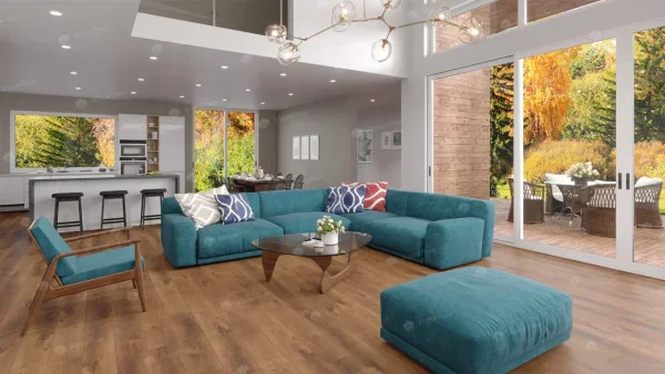 Кварц-виниловая плитка Alpine Floor Premium XL Дуб Насыщенный ЕСО 7-7, 8 мм. 43 класс в Новосибирске