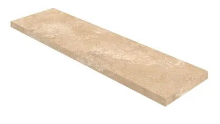 Керамогранит Coliseum Аурелия Беж Ступень угловая правая (Натуральный, 33х120) в Новосибирске