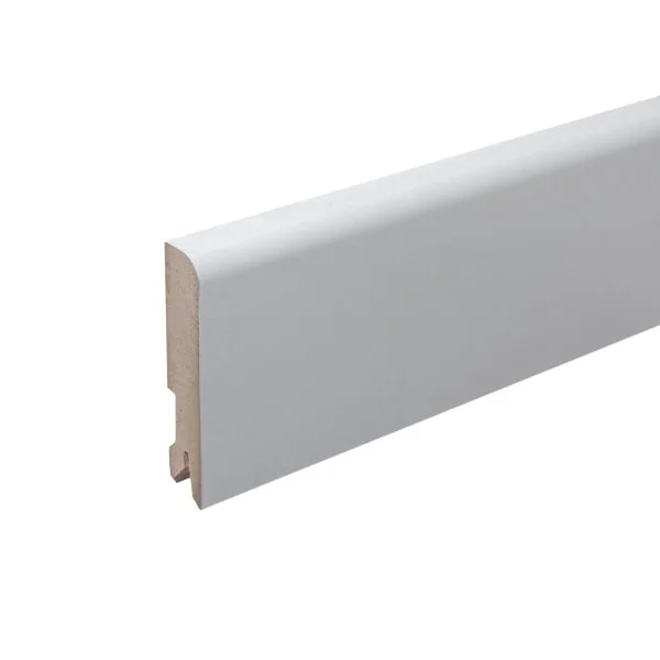 Плинтус MDF Bonkeel 24116 Белый (80х16х2400 мм) в Новосибирске