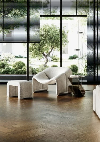 Паркетная доска Quartz Parquet Английская Ёлка Дуб Рустикальный 33-410 в Новосибирске