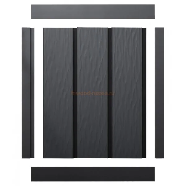 Финишный молдинг LF124A GR15K правый декорированный (42х12х2700мм) в Новосибирске