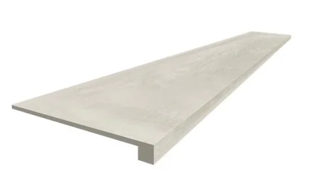 Керамогранит Coliseum Экспо Уайт Ступень фронтальная (Натуральный, 33х60) в Новосибирске