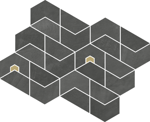 Керамогранит Italon Континуум Петрол Мозаика Джуэл (Натуральная 31.1х38.2) в #REGION_NAME_DECLINE_PP#