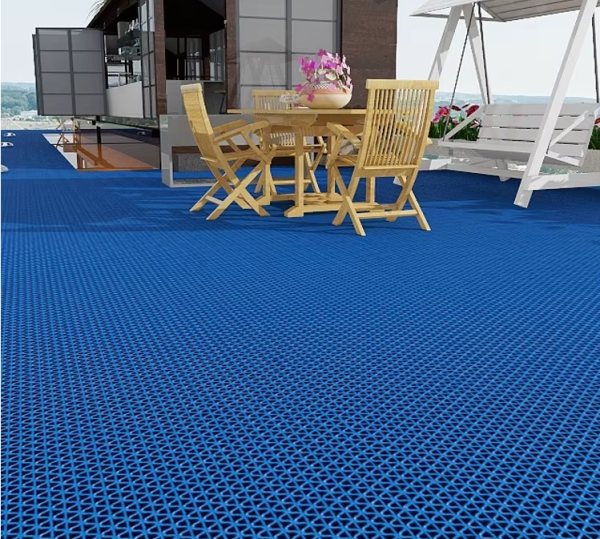 Грязезащитное рулонное покрытие ЗигЗаг Синий 4,5 мм (1,2 м) Китай в #REGION_NAME_DECLINE_PP#